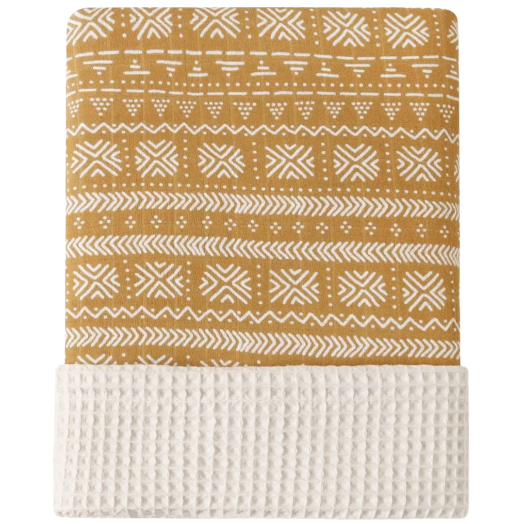 Babydecke waffelpique Boho