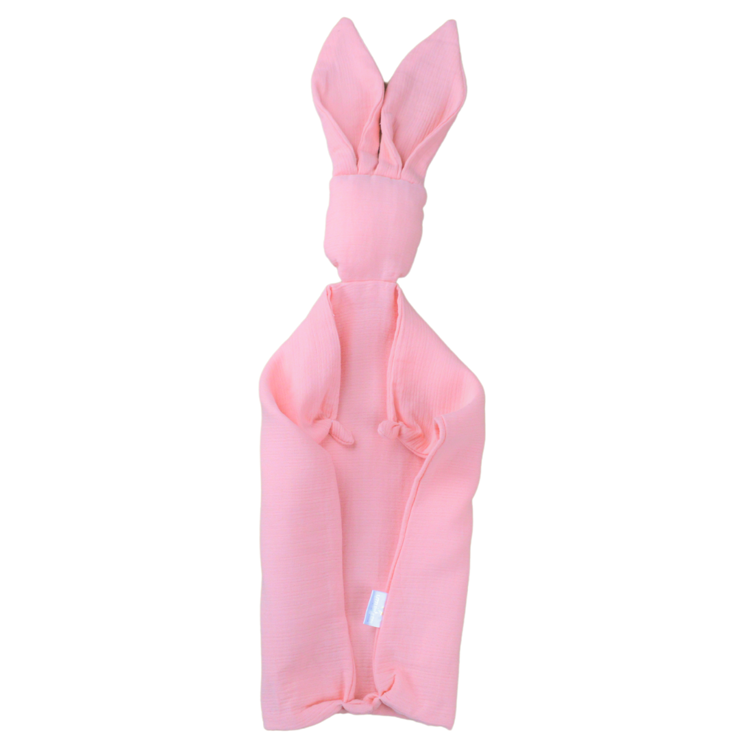 Schnuffeltuch Hase Musselin Rosa