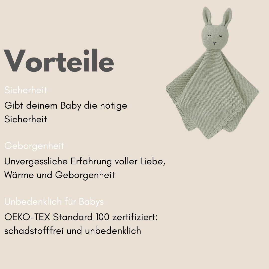 Schnuffeltuch Sweetie Mint Vorteile